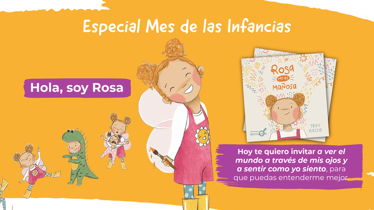 Rosa no es mañosa: un cuento para mirar el mundo con más empatía - Imagino Cuentos