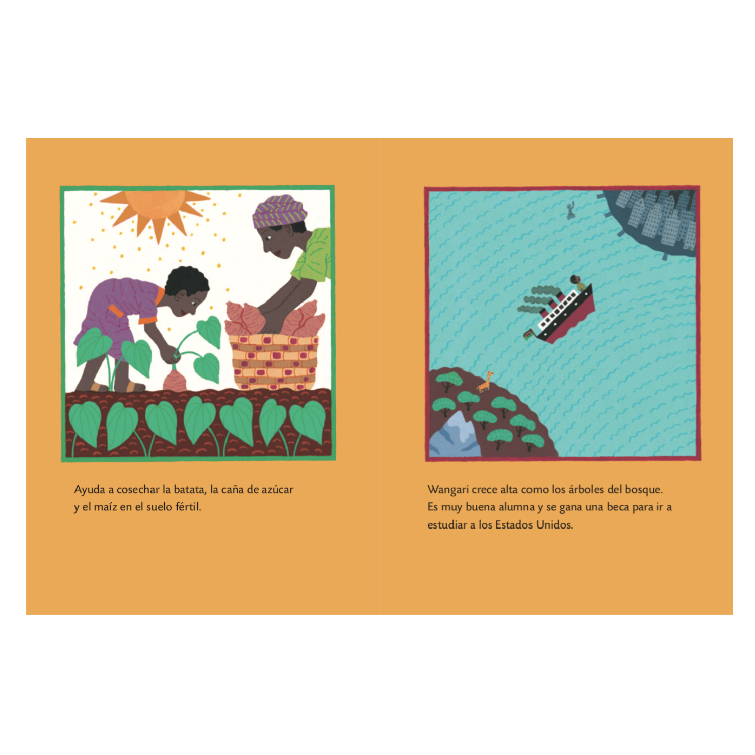 Wangari y los árboles de la paz