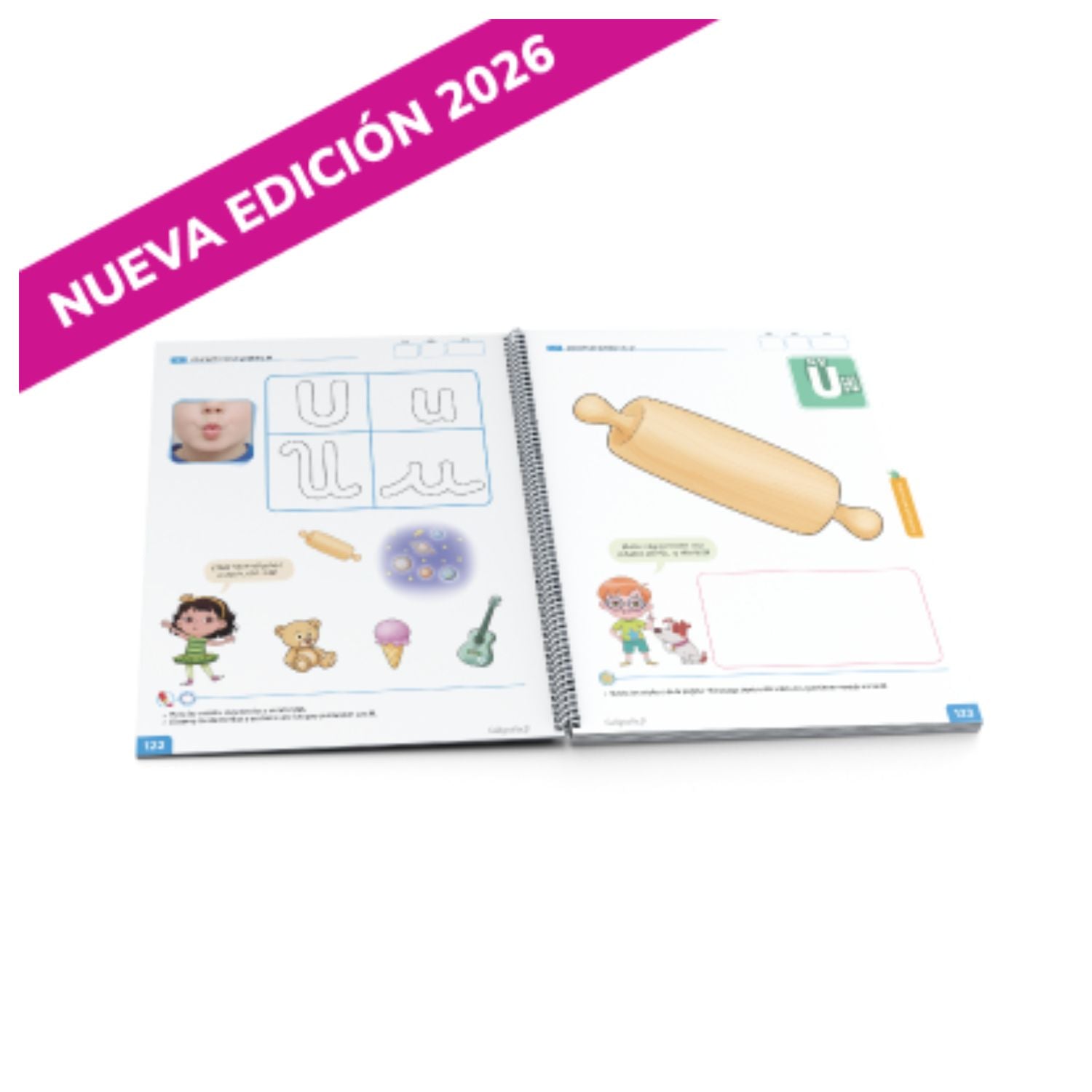 Trazos y Letras N°1 Letra Ligada - EDICION 2026 (Prekínder)