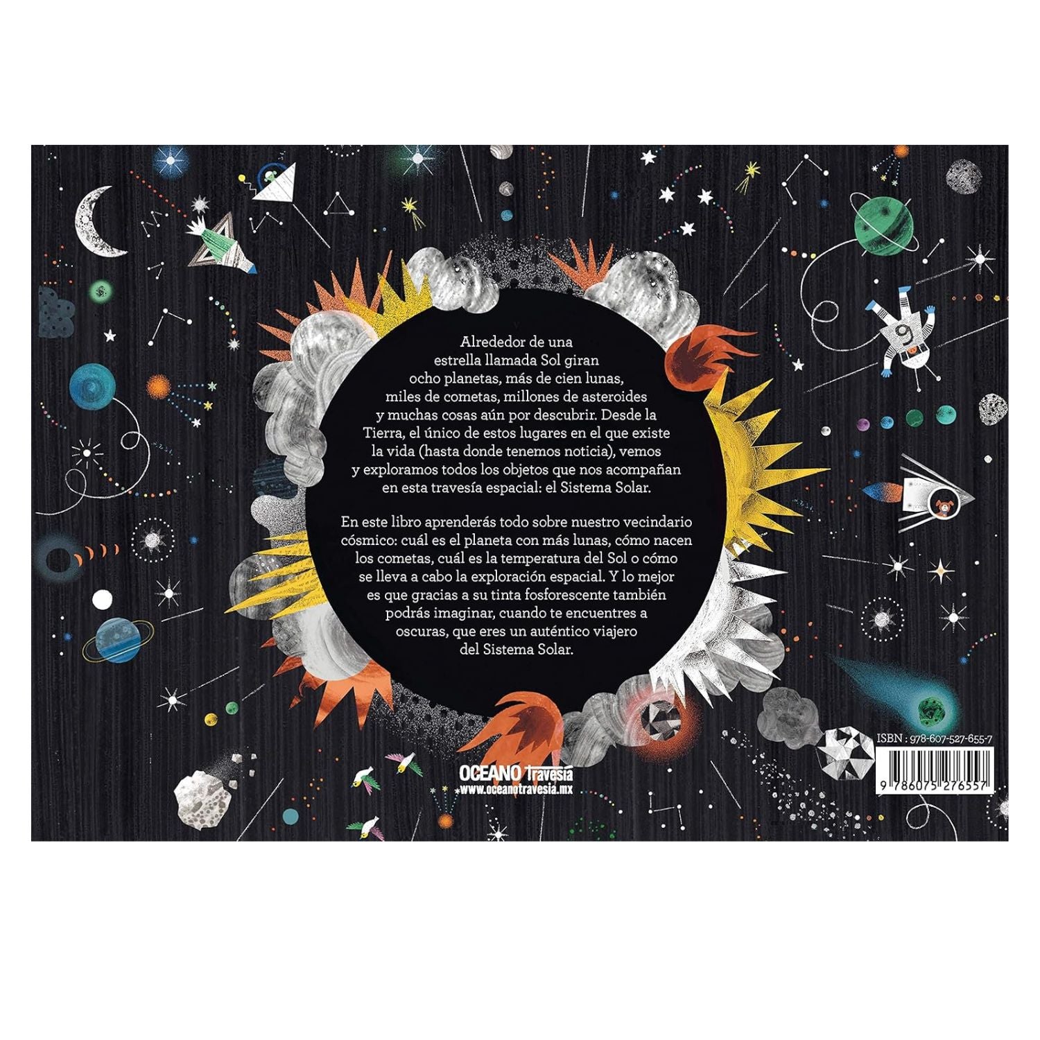 El sistema solar. Un libro que brilla en la oscuridad