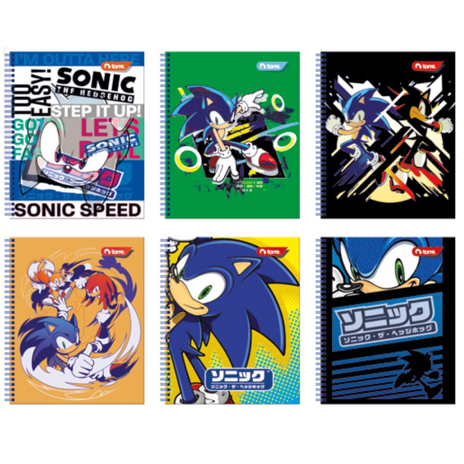 Pack 10 cuadernos Universitarios Sonic 7mm 100 Hjs
