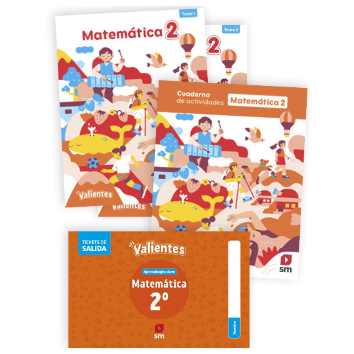 Pack Matemática 2 Básico - Valientes SM
