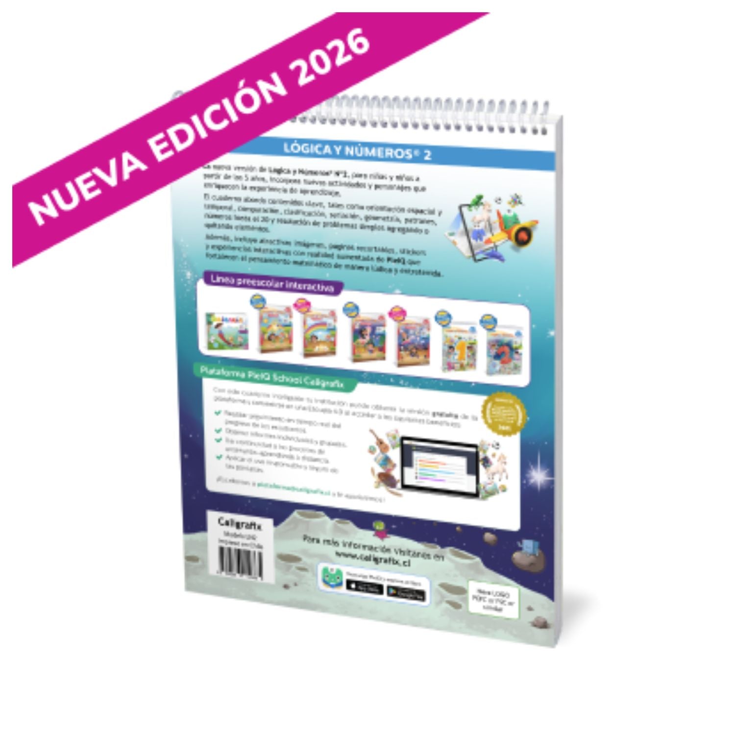 Lógica y Números N°2 - EDICIÓN 2026 (Kínder)
