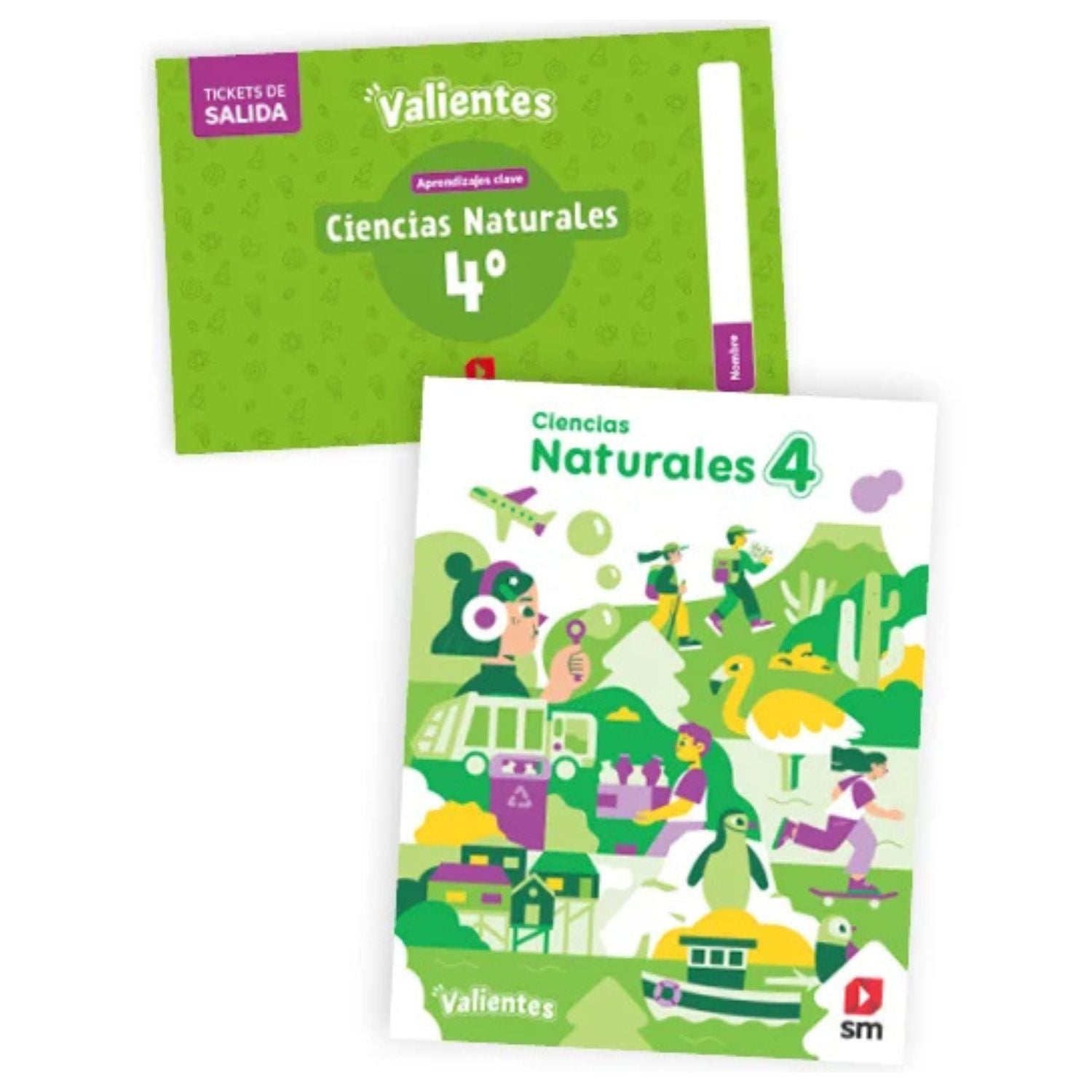 Pack Ciencias Naturales 4 Básico - Valientes SM