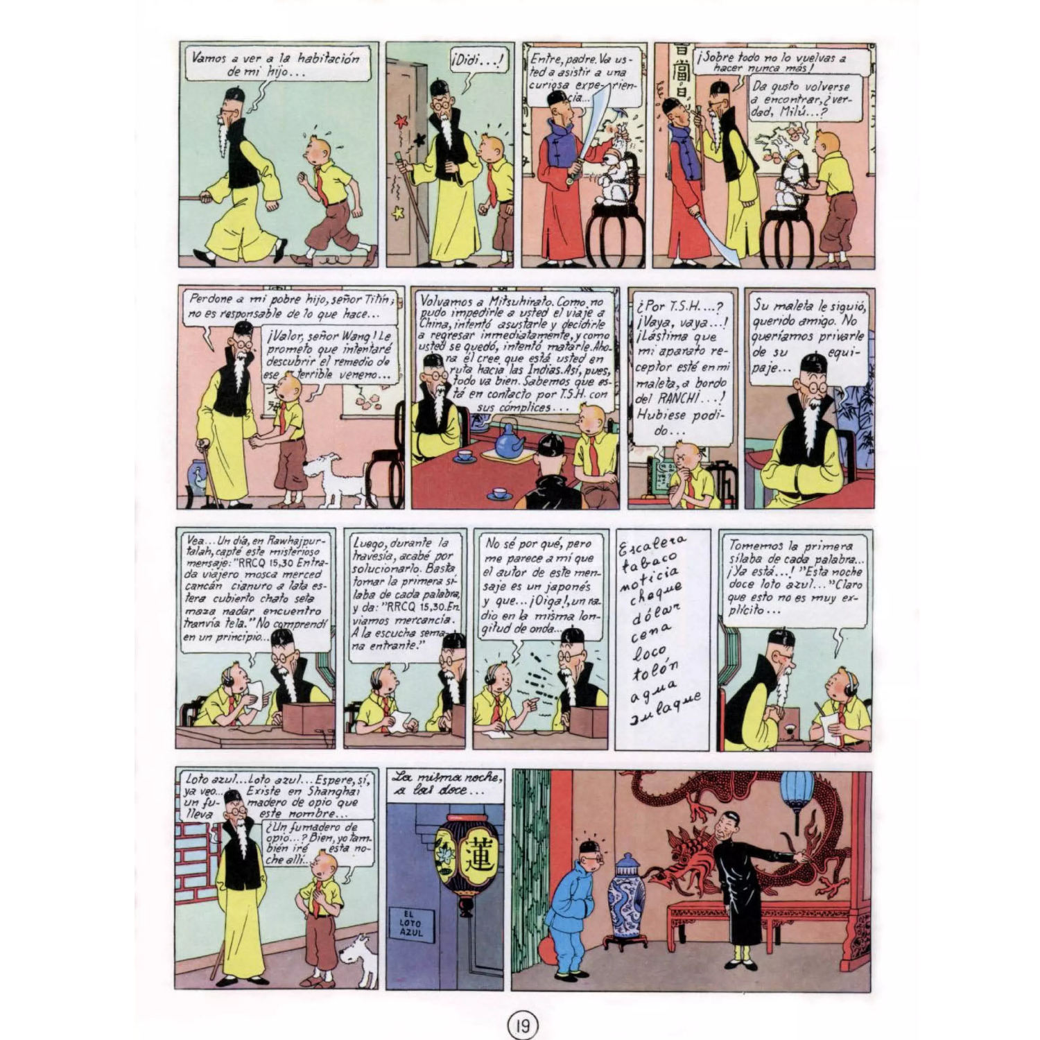 TINTIN: El loto azul (T.D.)