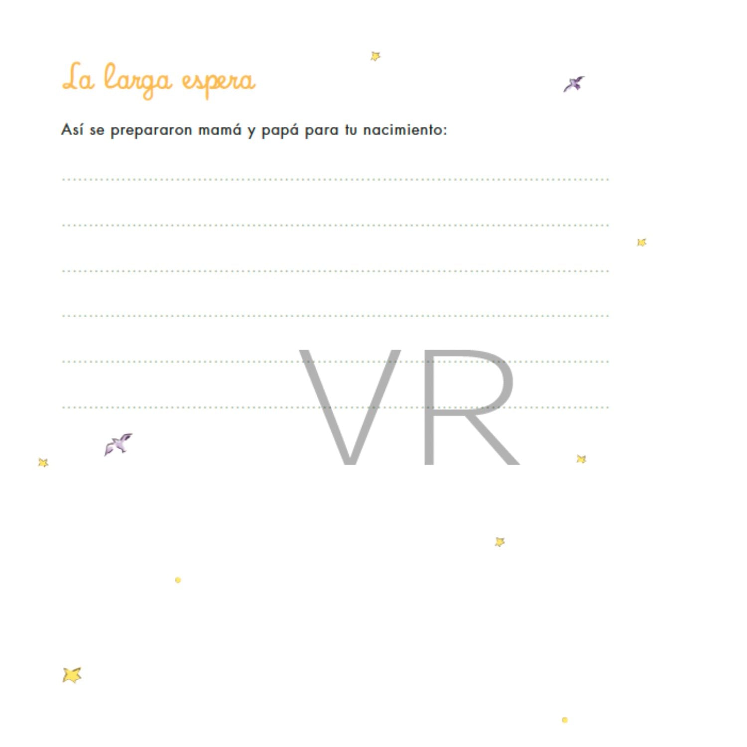 Álbum de nuestro bebé - EL PRINCIPITO