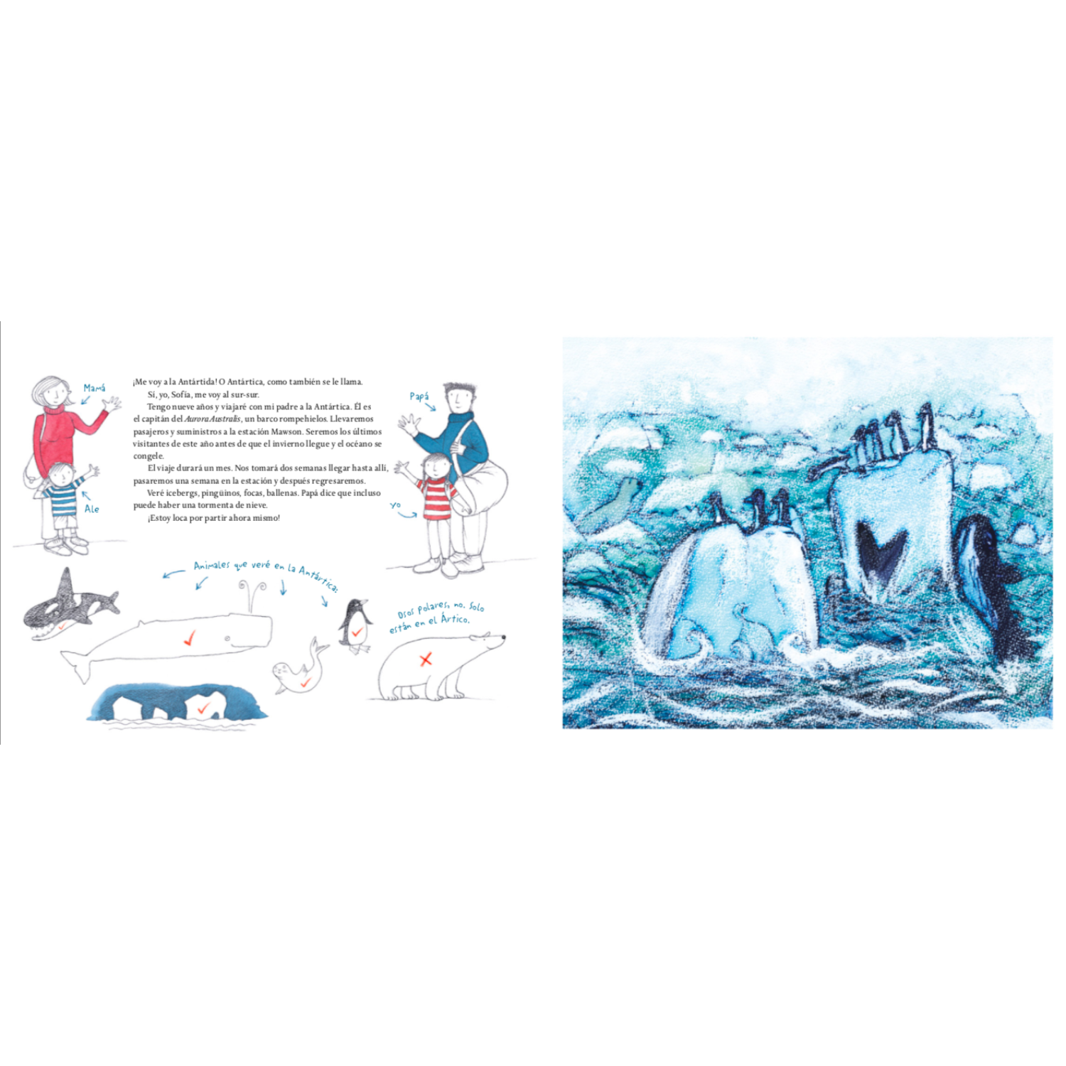 Sofia Viaja a la Antártica - LIBRO