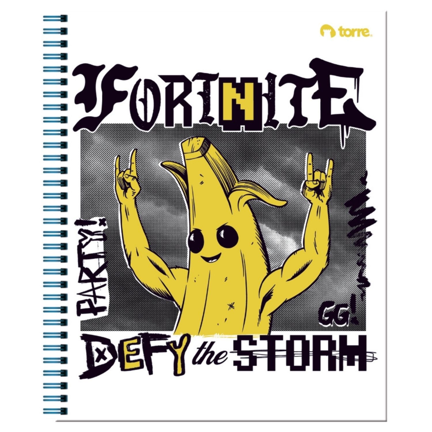 Pack 10 Cuadernos FORTNITE Universitario cuadriculado 7MM 100 Hjs