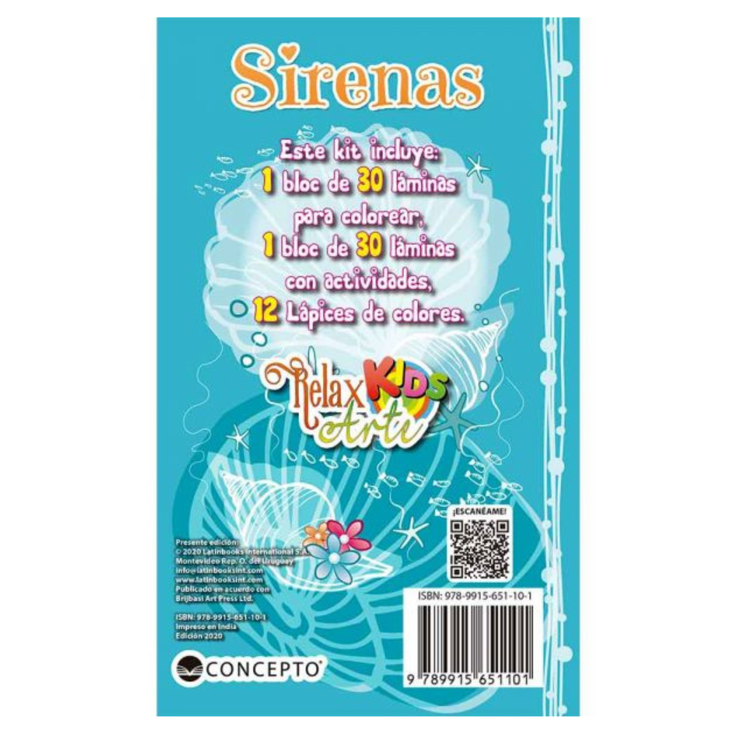 Relax arte Kids - Kit de arte - Sirenas