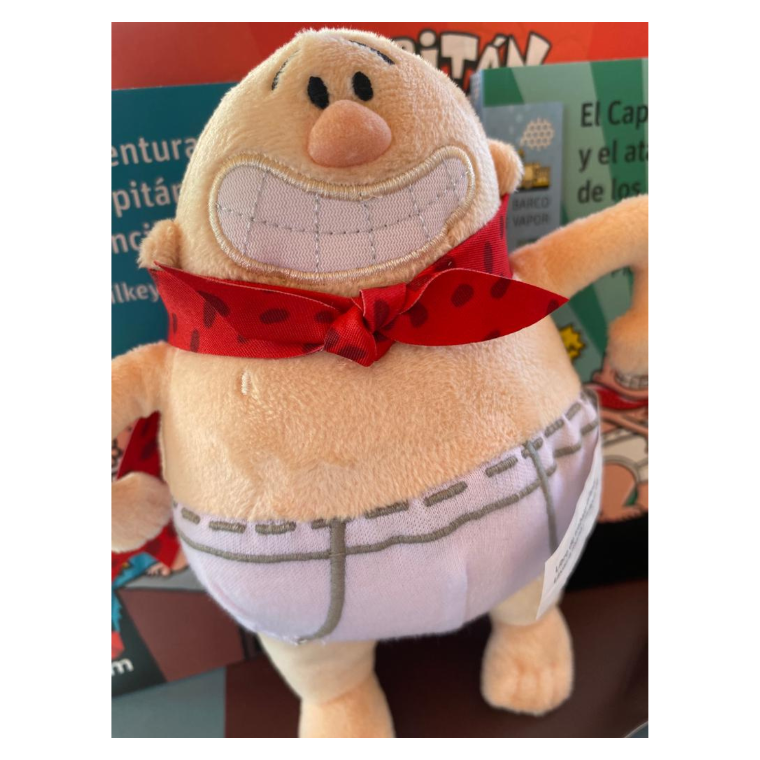 Pack 2 libros Capitán Calzoncillos + peluche
