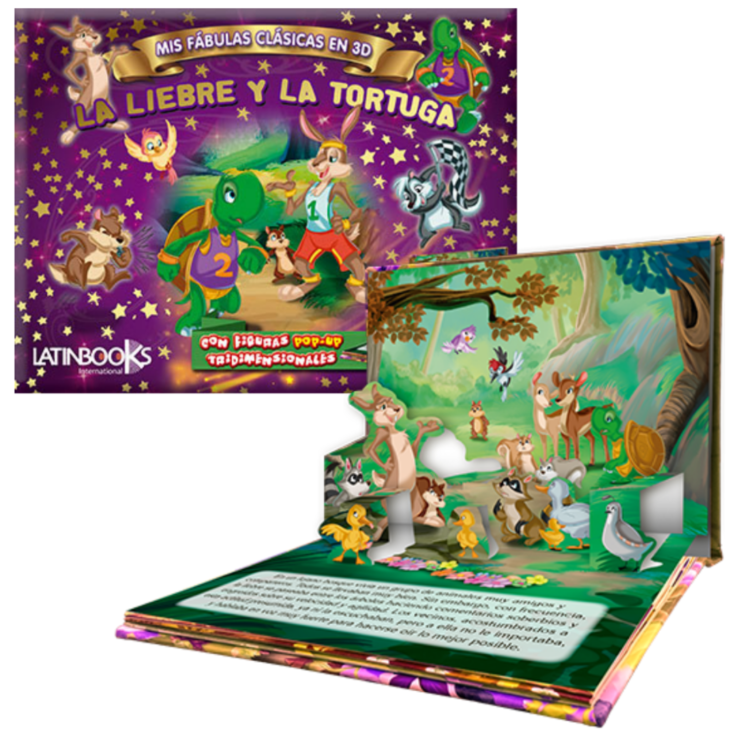 La Liebre y la Tortuga - Mis fábulas clásicas en 3D