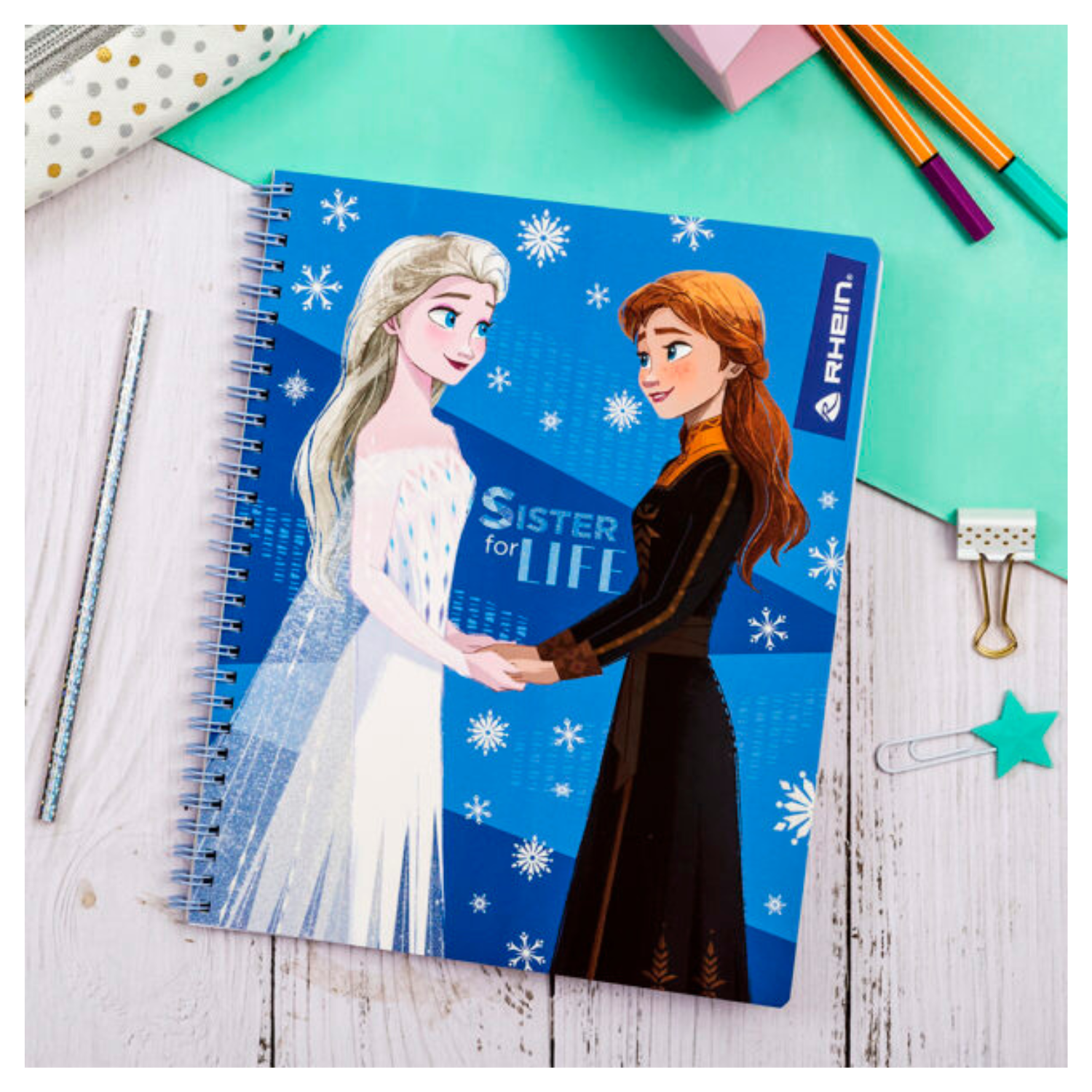 Pack 5 Cuadernos Universitarios FROZEN 100 hjs