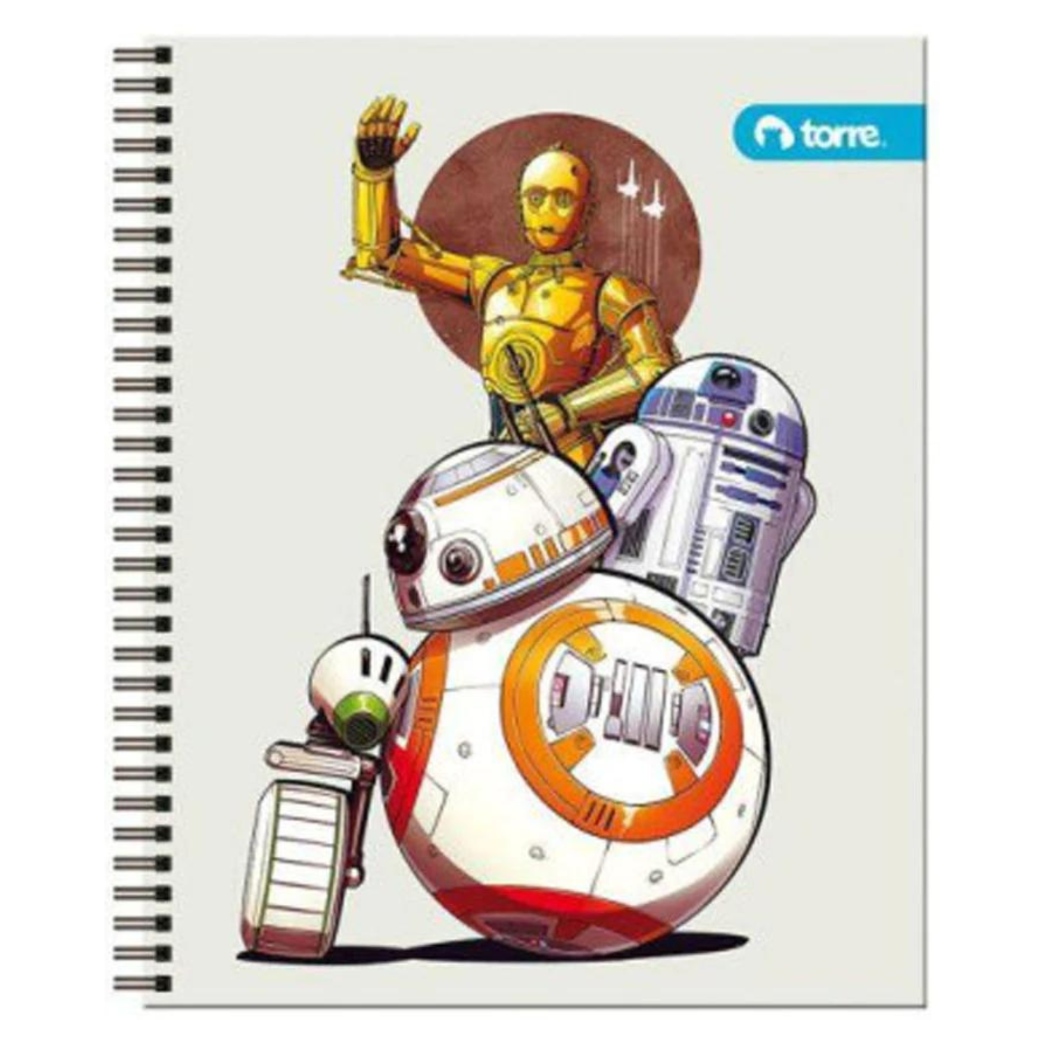 Pack 10 cuadernos Star Wars 7mm 100 Hjs