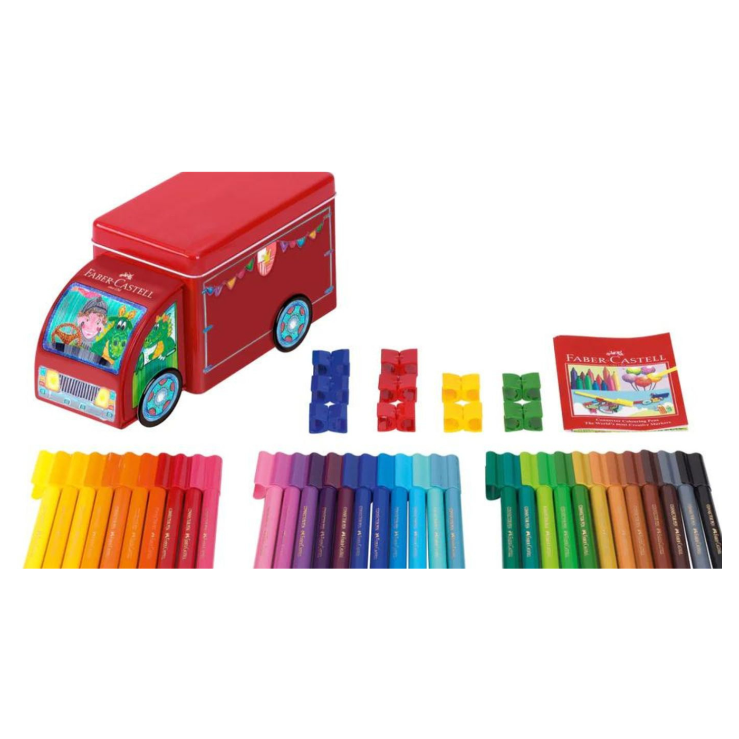 Set Camión Marcadores Connector Faber - Castell 33 Piezas