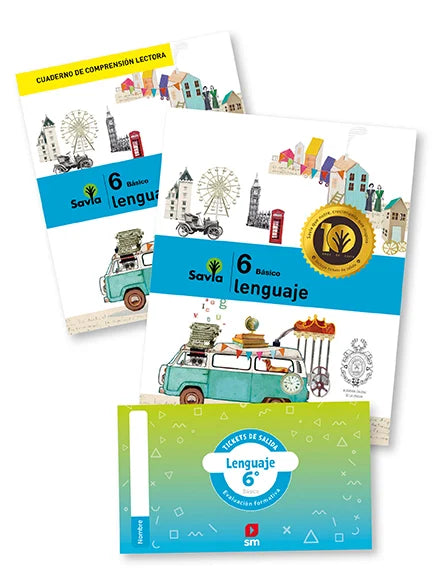 Pack Lenguaje 6 Básico - SAVIA (NUEVA EDICIÓN)