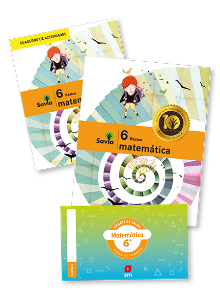 Pack Matemática 6° Básico SAVIA (NUEVA EDICIÓN)