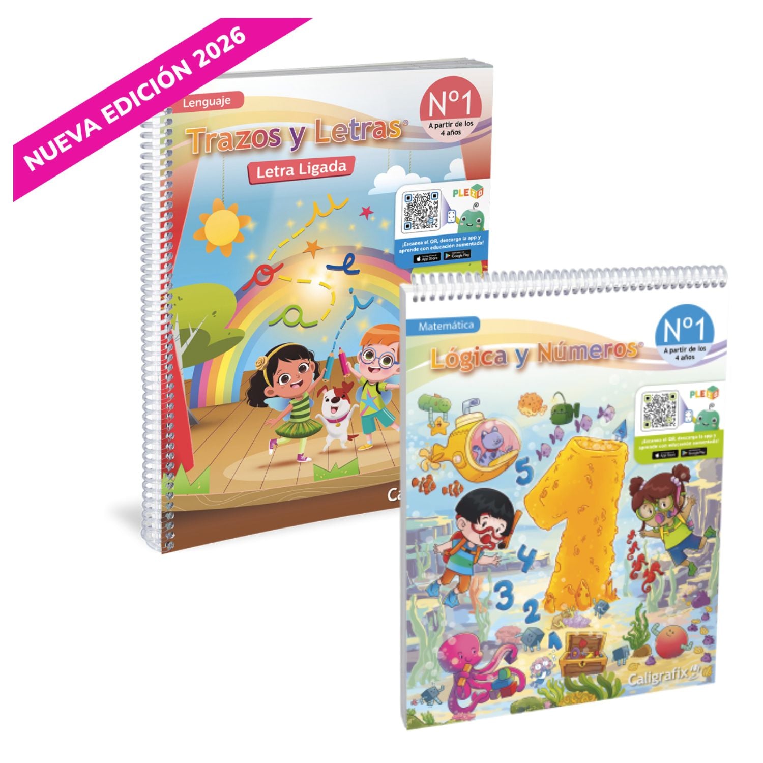 Pack Caligrafix Trazos + Lógica 1 - EDICION 2026