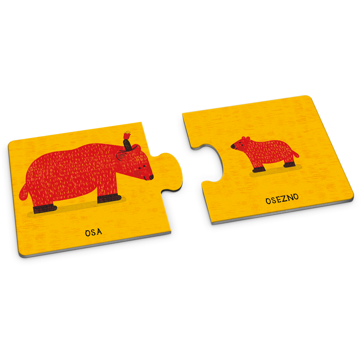 Memo puzzle animal