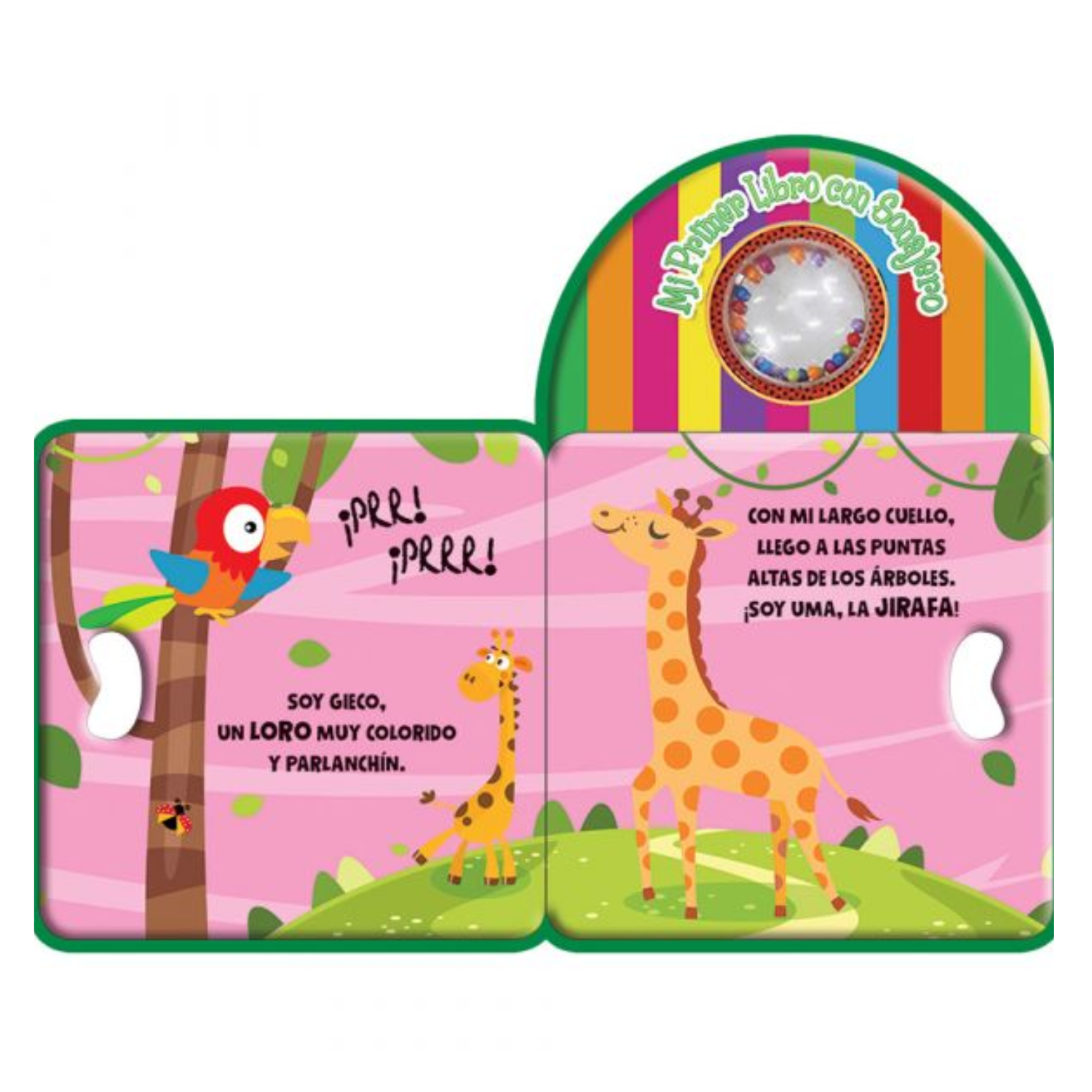 Mi primer libro con sonajero-cascabel en la Jungla