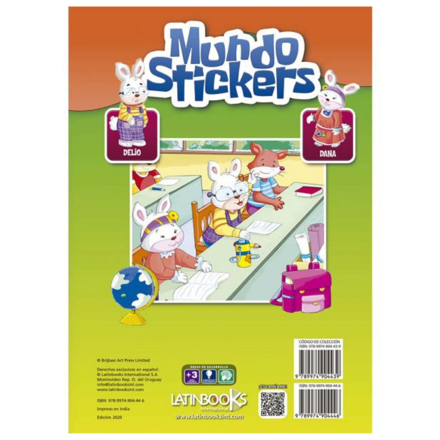 Mundo Stickers - Tapa Verde (más de 150 Stickers)