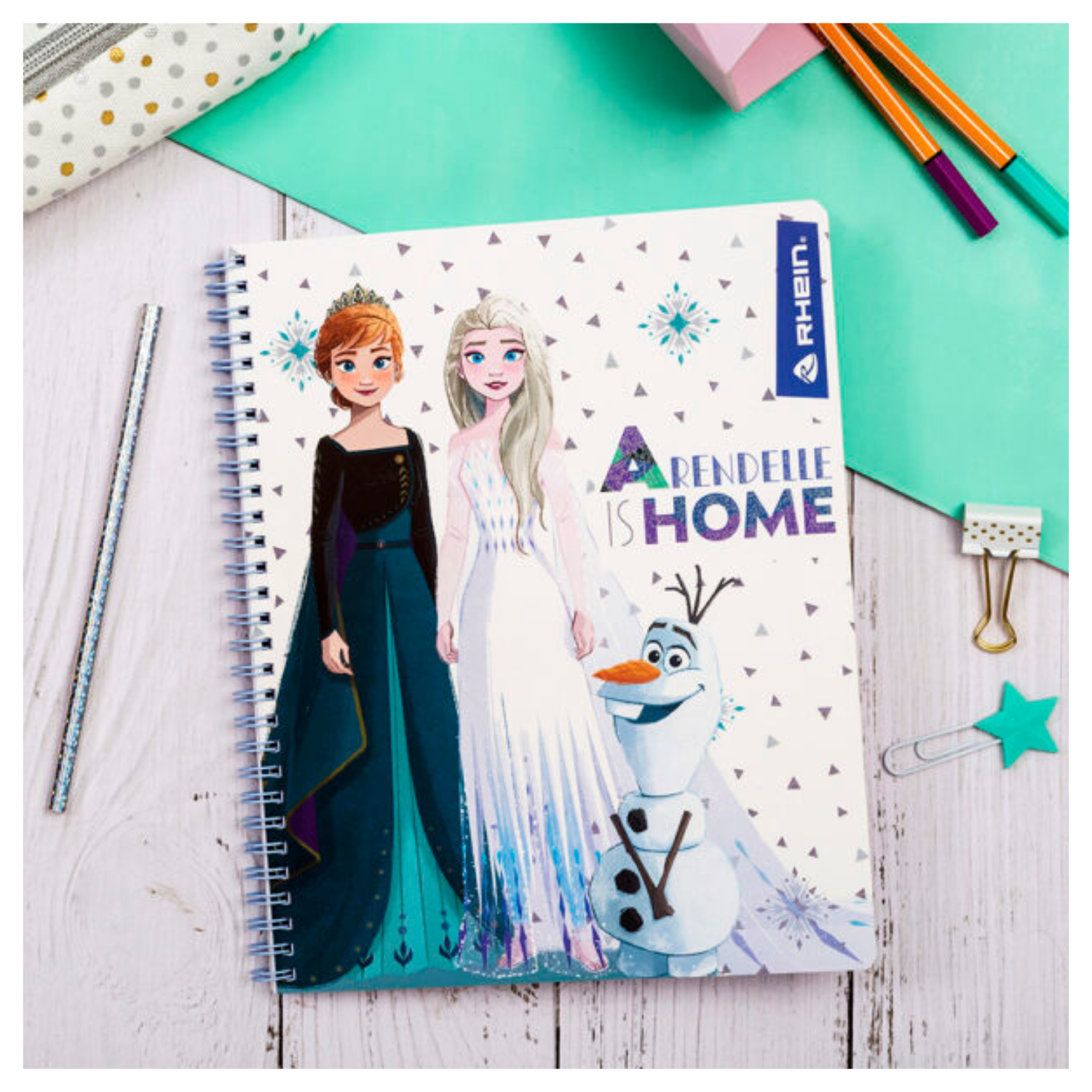 Pack 5 Cuadernos Universitarios FROZEN 100 hjs