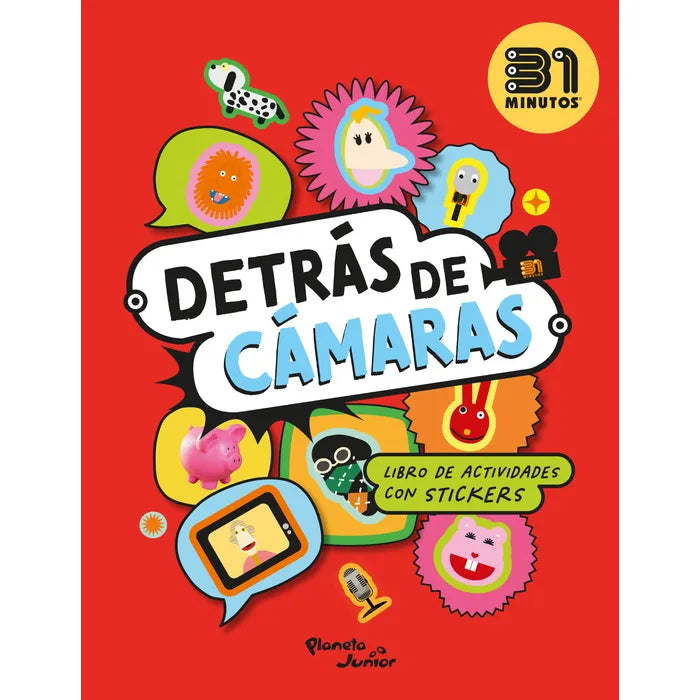 Detras De Las Camaras. Libro De Actividades Con Stickers