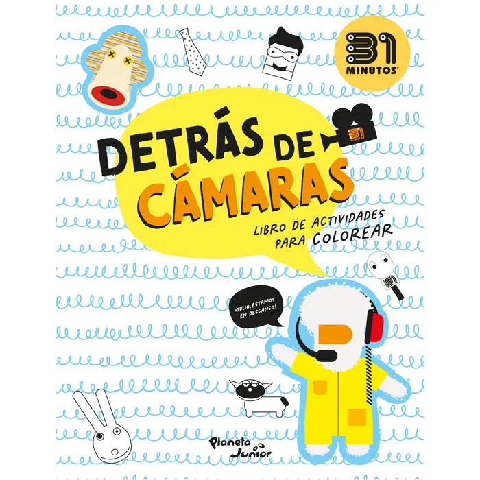 Detras De Las Camaras. Libro De Actividades Para Colorear