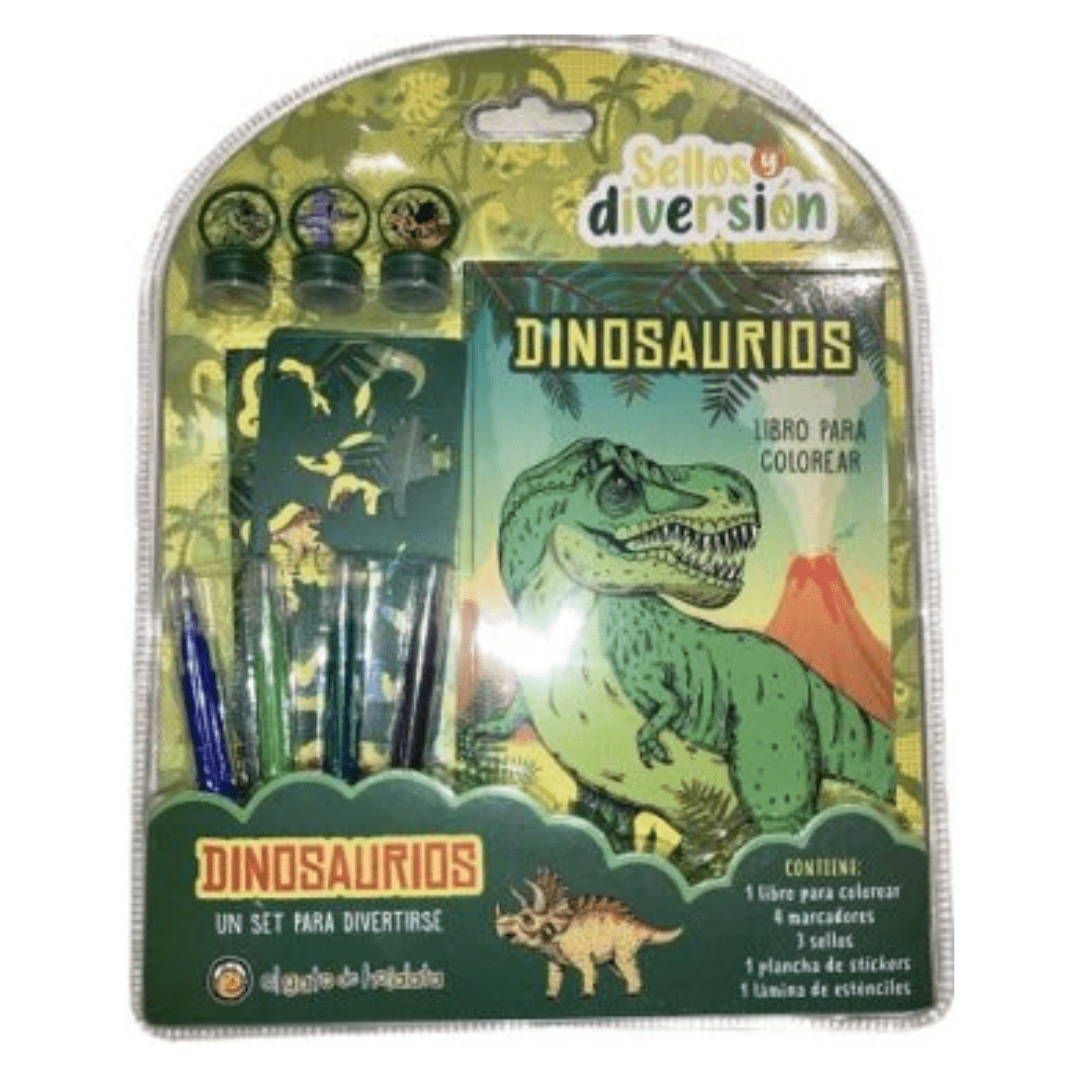 Dinosaurios - Sellos y diversión - Imagino Cuentos