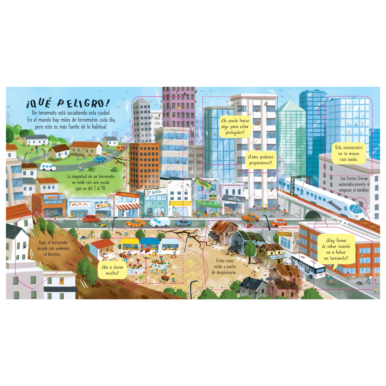 Volcanes y terremotos - Colección mira debajo