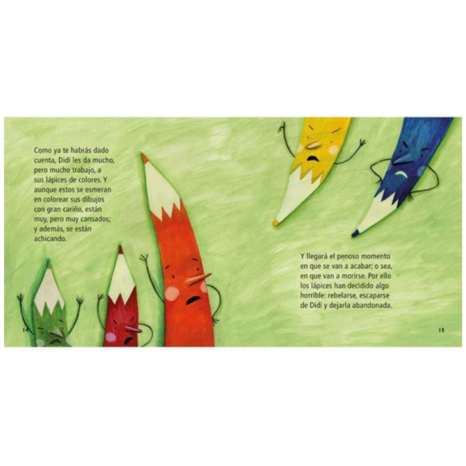La rebelión de los lápices de colores