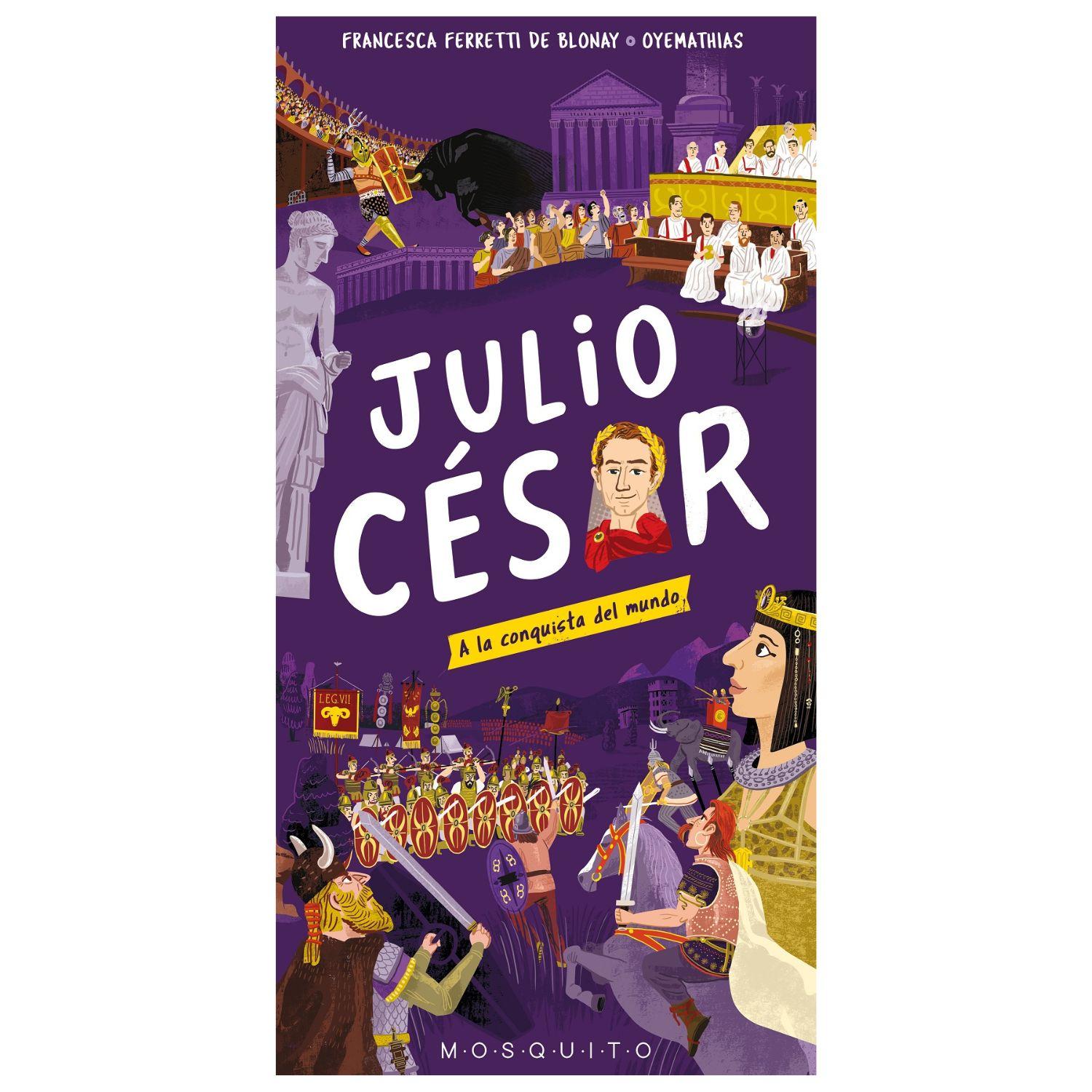 Julio Cesar : A La Conquista Del Mundo (Libro Acordeón) - Imagino Cuentos