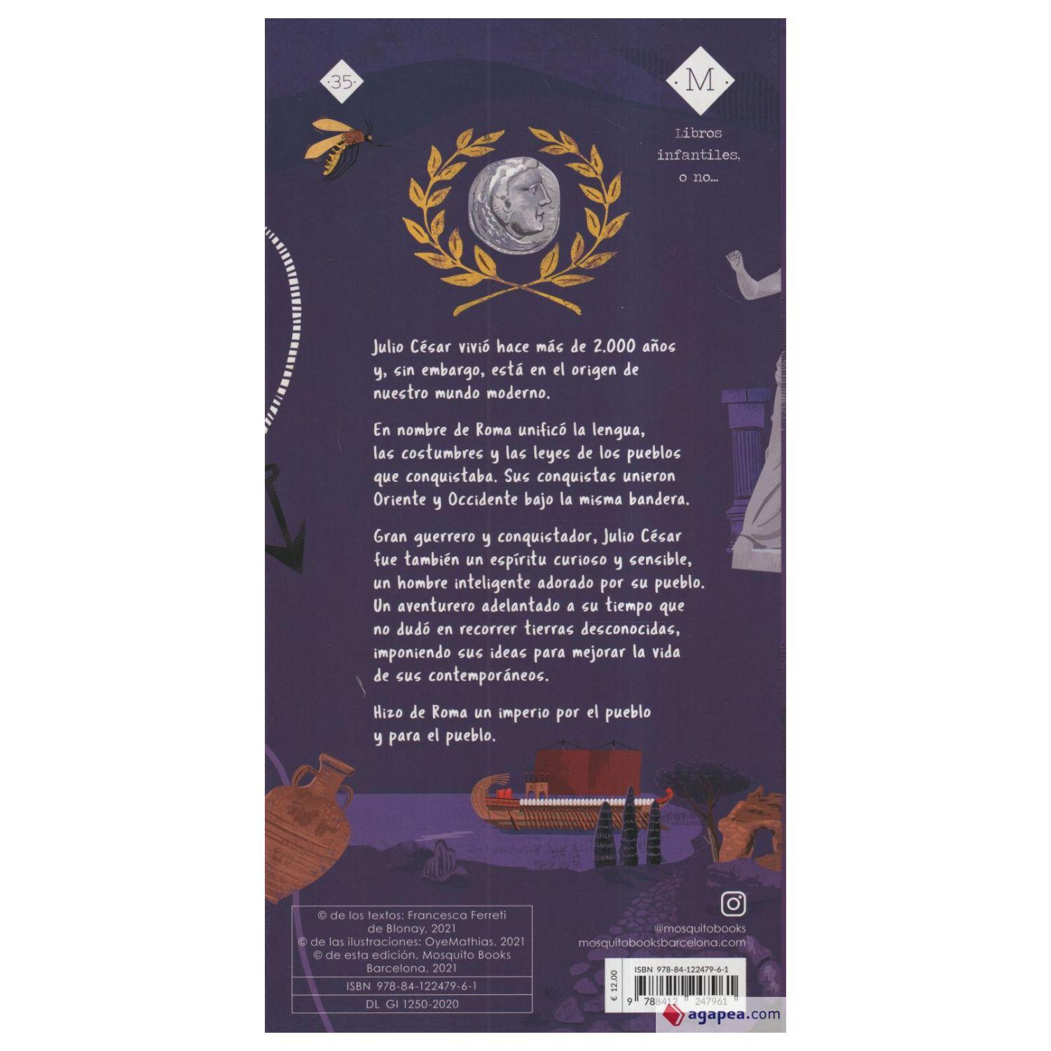 Julio Cesar : A La Conquista Del Mundo (Libro Acordeón) - Imagino Cuentos