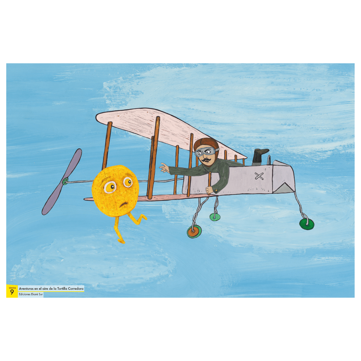 Láminas aventuras en el aire de la tortilla corredora - Imagino Cuentos