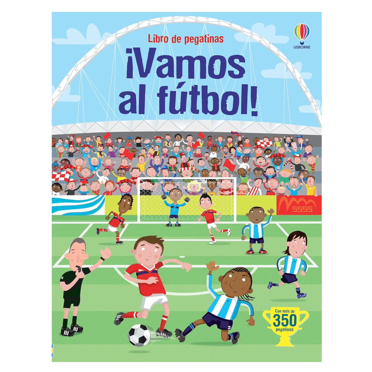 Libro de pegatinas - vamos al fútbol - Imagino Cuentos