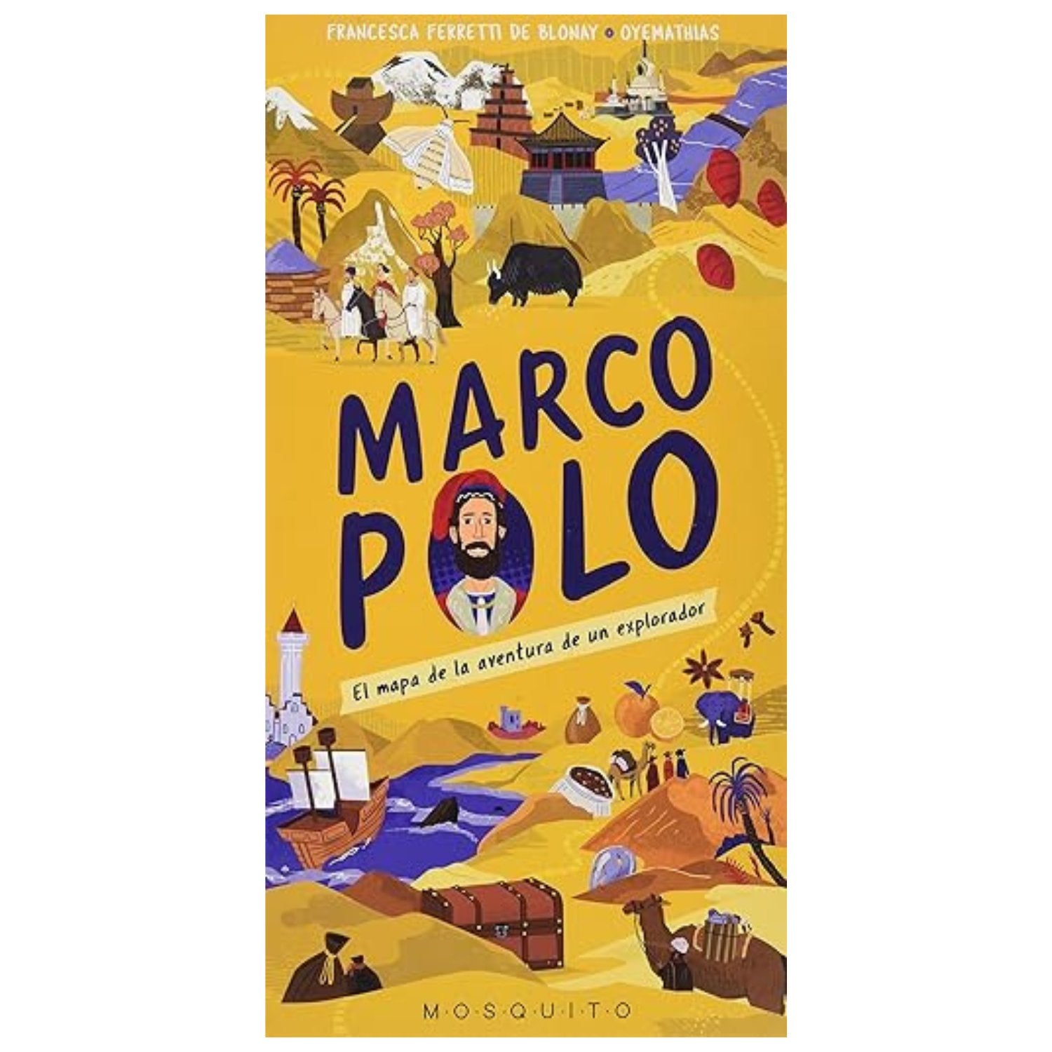Marco Polo : El Mapa De La Aventura De Un Explorador (Libro Acordeón) - Imagino Cuentos