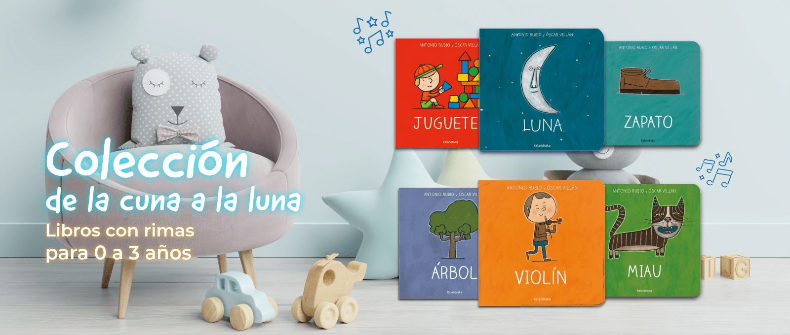 Colección de la cuna a la luna - Imagino Cuentos