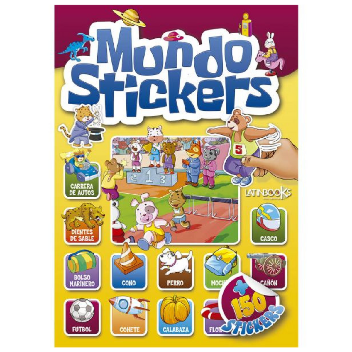 Mundo Stickers - Tapa amarilla (más de 150 Stickers)