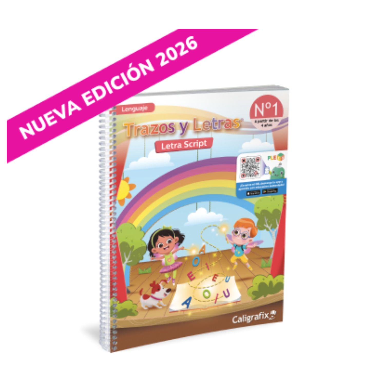 Trazos y Letras 1 (PreKínder) - LETRA SCRIPT NUEVA EDICION 2026