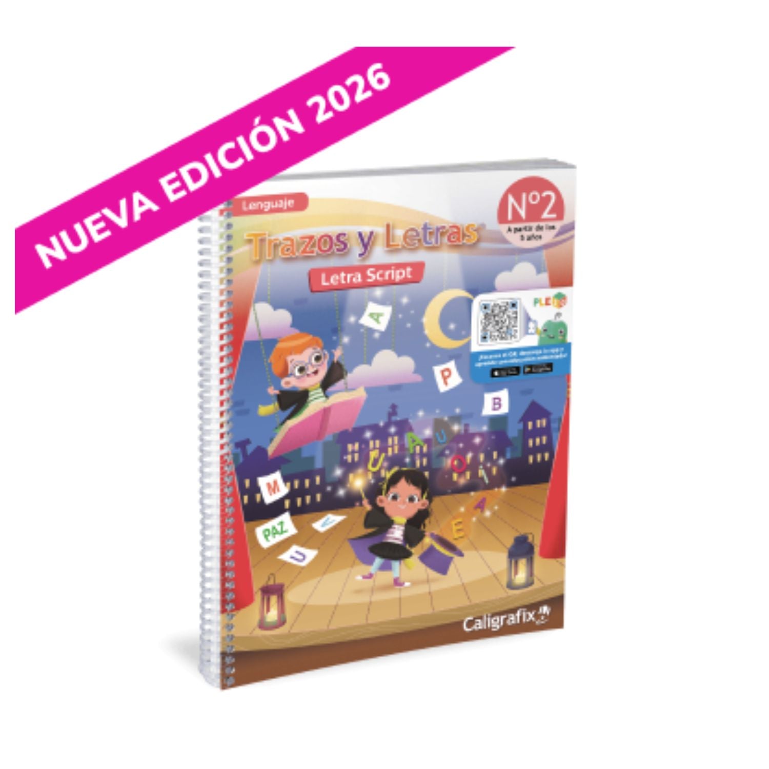 Trazos y Letras 2 (Kínder) - LETRA SCRIPT NUEVA EDICION 2026