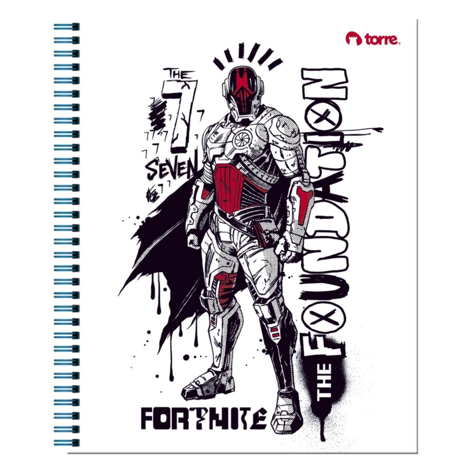 Pack 10 Cuadernos FORTNITE Universitario cuadriculado 7MM 100 Hjs