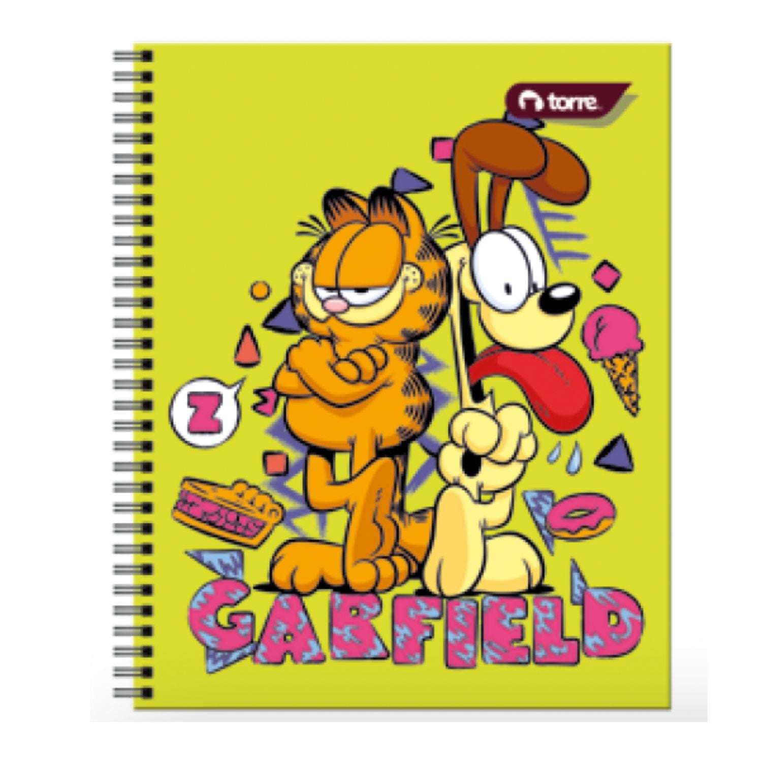 PACK 10 Cuadernos Univ. Clásico Garlfield 7mm 100 H