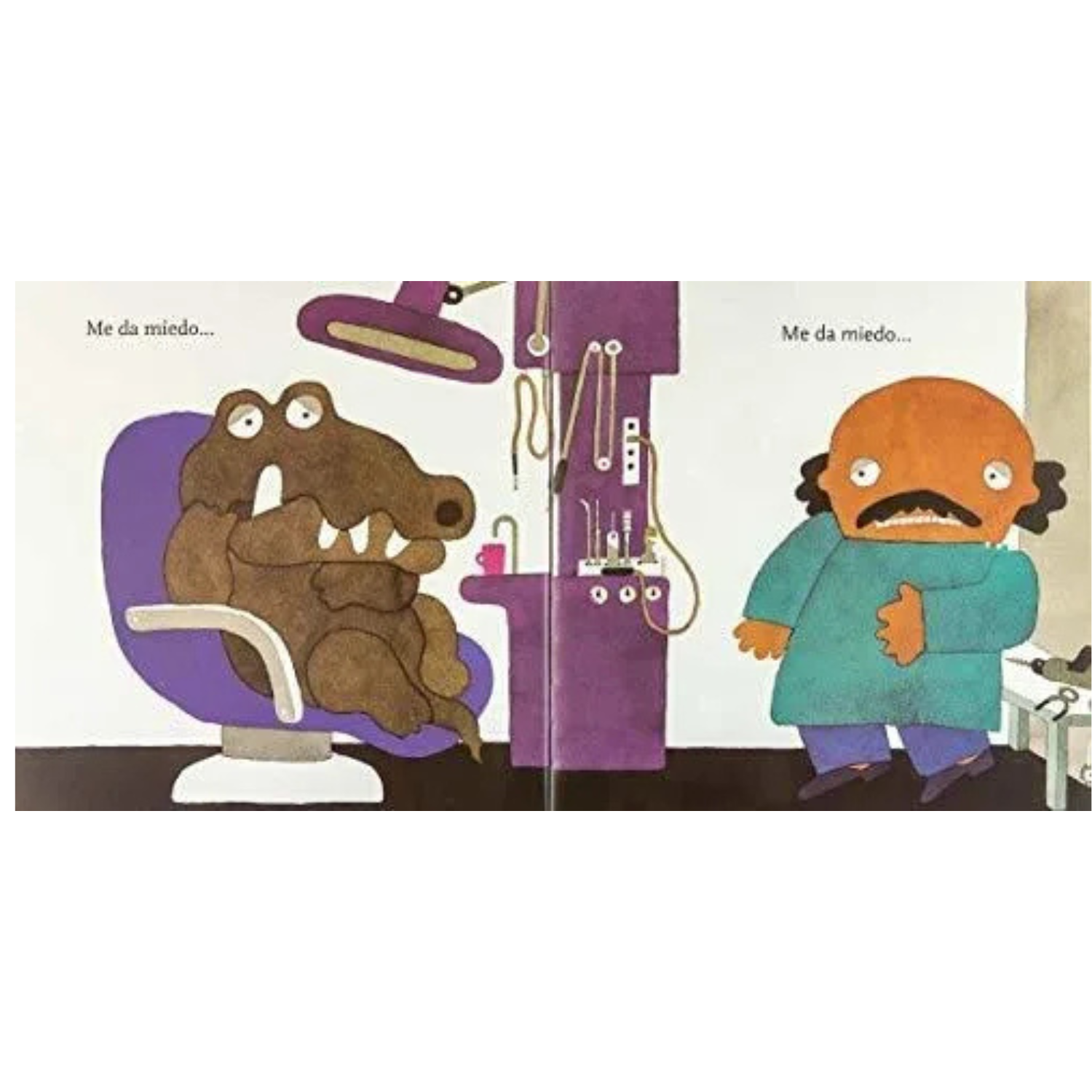 Cocodrilo va al dentista