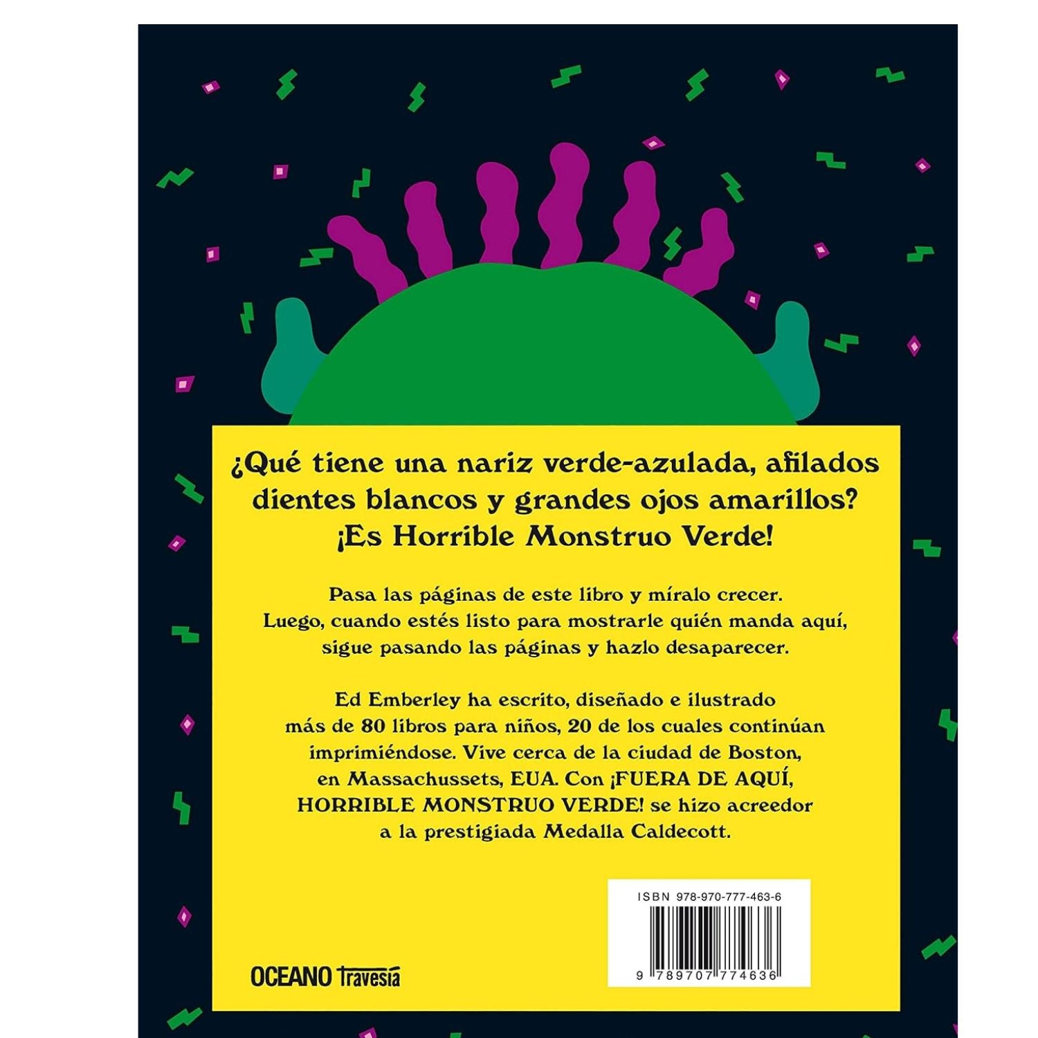 ¡Fuera de aquí, horrible monstruo verde!