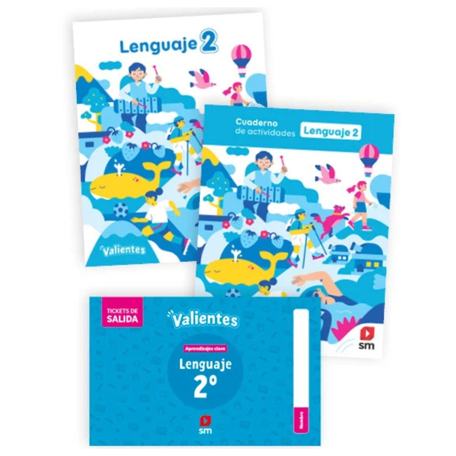 Pack Lenguaje 2 Básico - Valientes SM