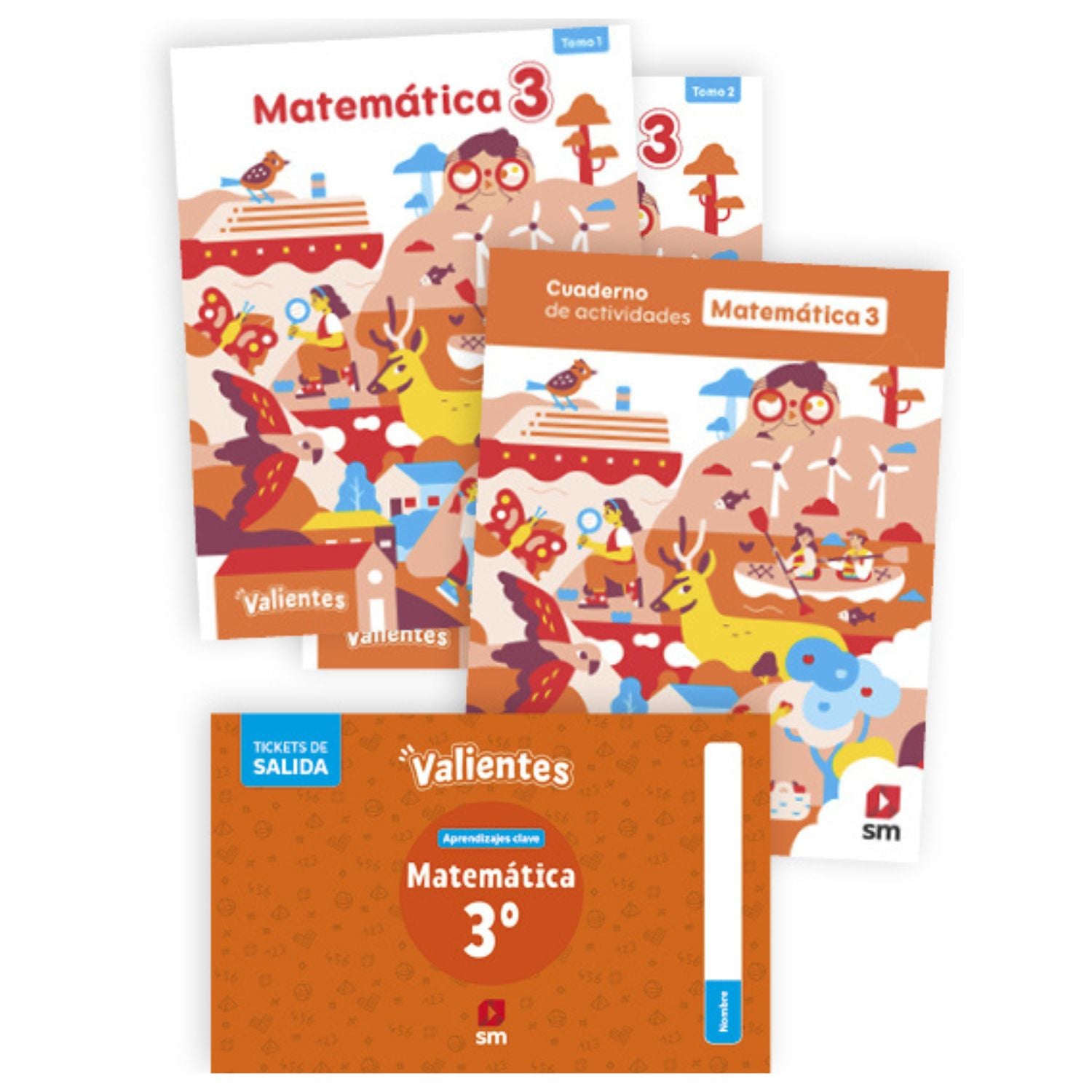 Pack Matemática 3 Básico - Valientes SM