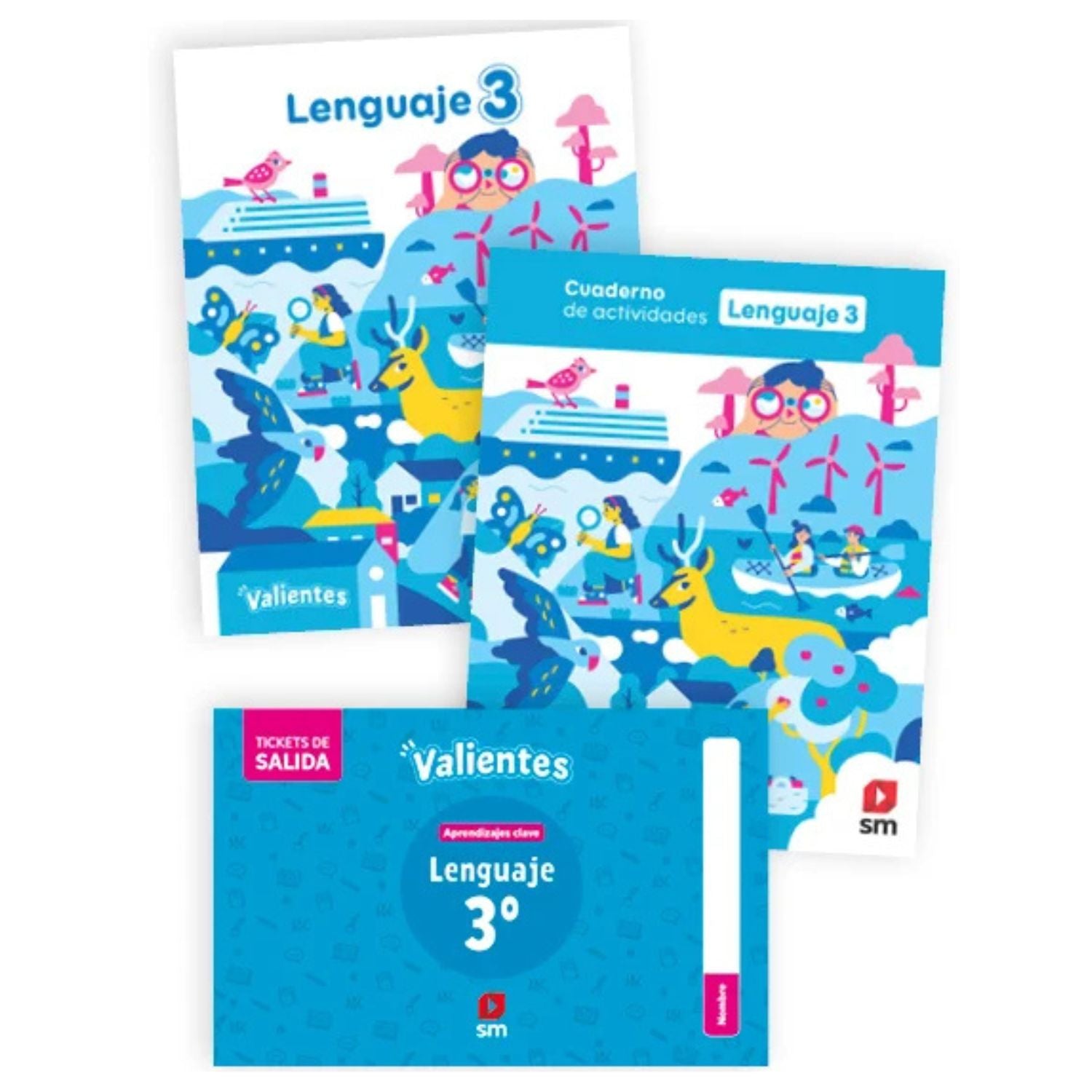 Pack Lenguaje 3 Básico - Valientes SM