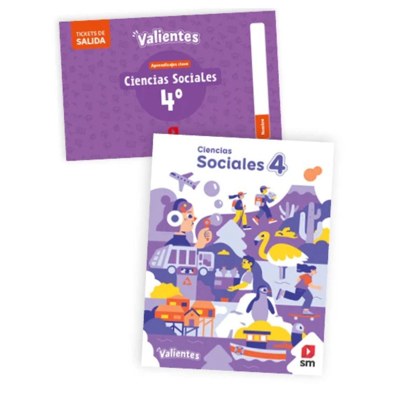 Pack Ciencias Sociales 4 Básico - Valientes SM