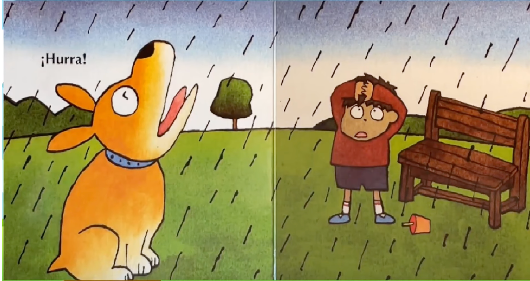 Perro tiene sed