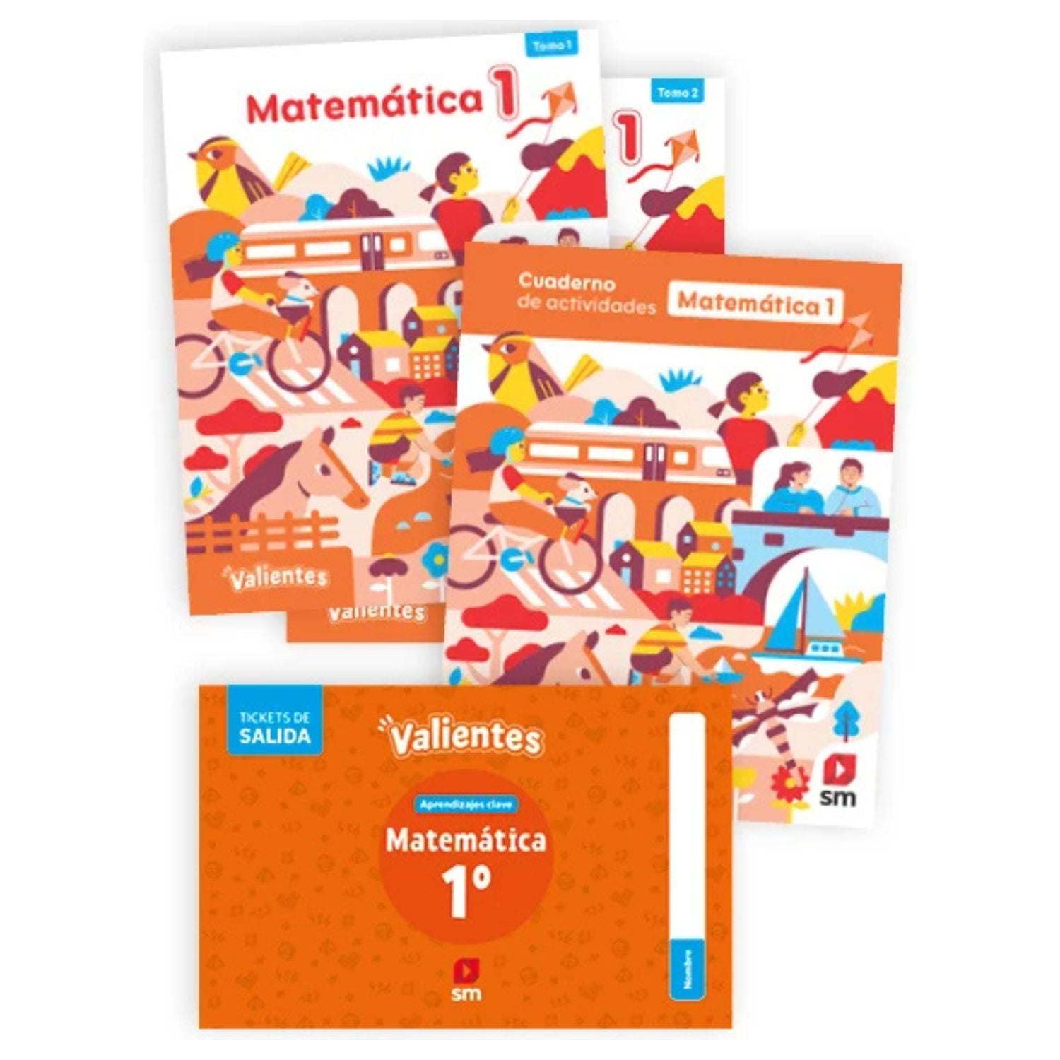 Pack Matemática 1 Básico - Valientes SM