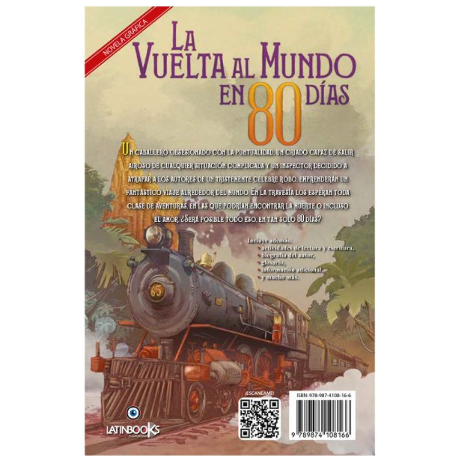 La vuelta al mundo en 80 días - Novela gráfica